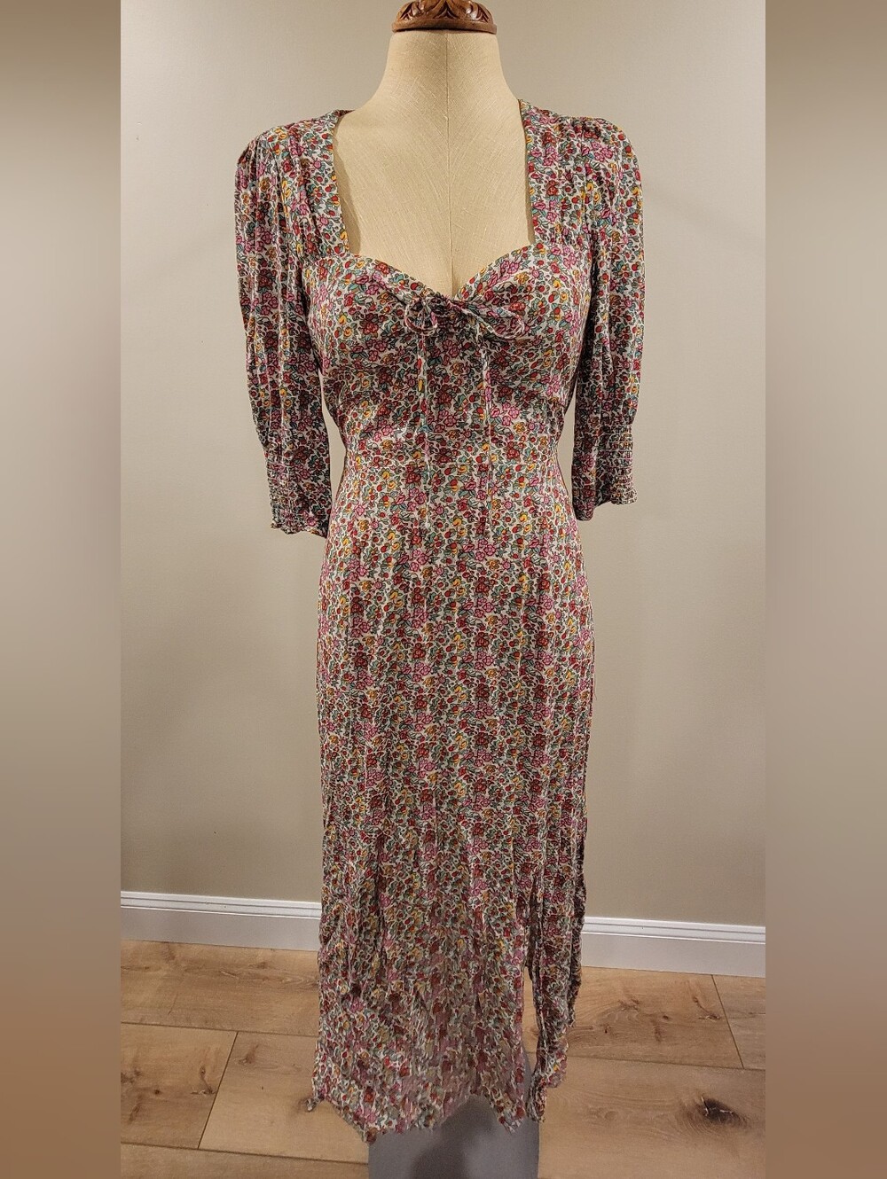 Tahari Floral Midi Dress